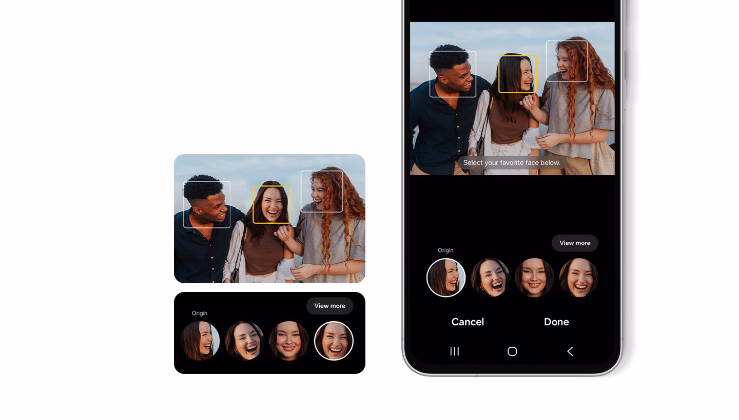 my feature get a photo with everyone smiling 545190863